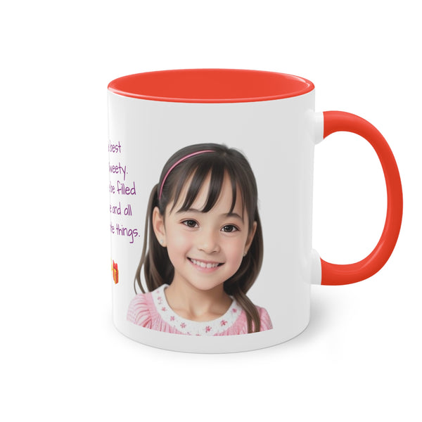 Personalized Photo Mug Gift - Ceramic Mug, (Two-Tone)