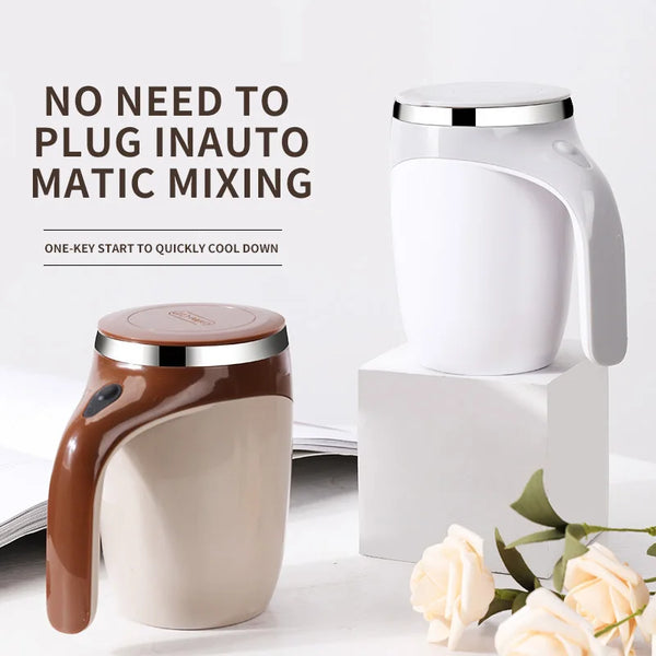 Automatic Stirring Coffee Mug | Rechargeable Self Stirring Travel Mug